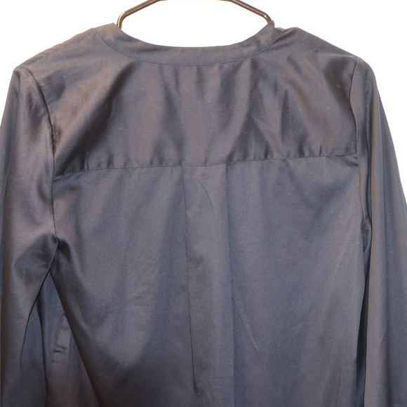 Women's Madewell Navy V-Neck Long Sleeve Blouse Size S - Picture 9 of 14